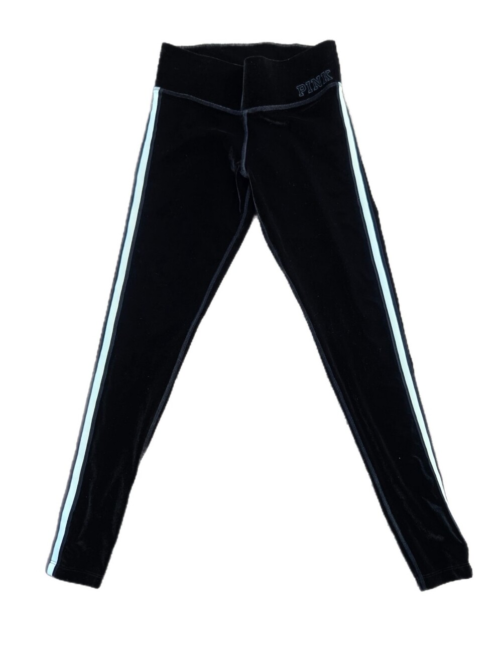 Pink Racing Stripe Skinny Leggings
